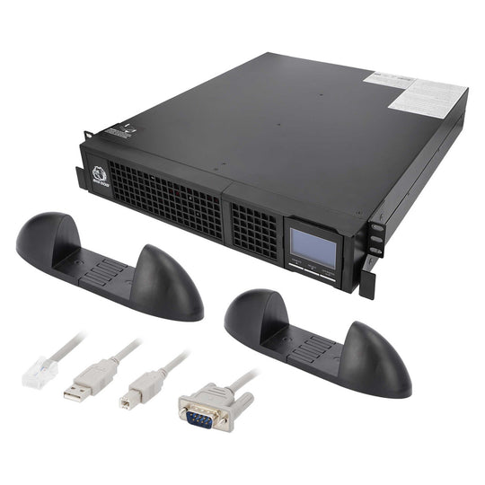 Big Dog 2000VA Online UPS, 8-Outlets, Pure Sine Wave - 2U