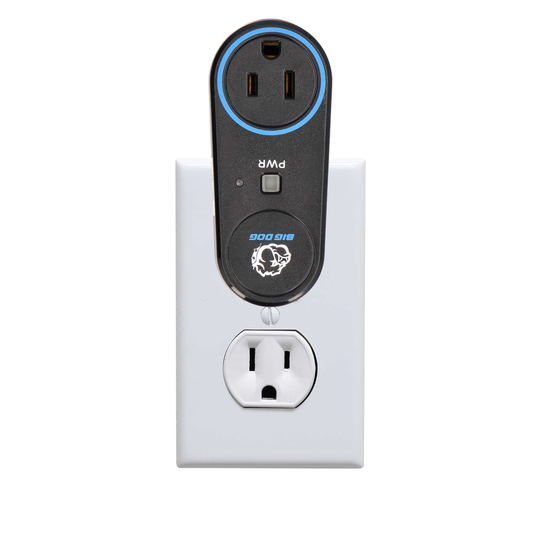 Big Dog Single Outlet Smart Wall Tap w/ Self-Healing, Wi-Fi Connection