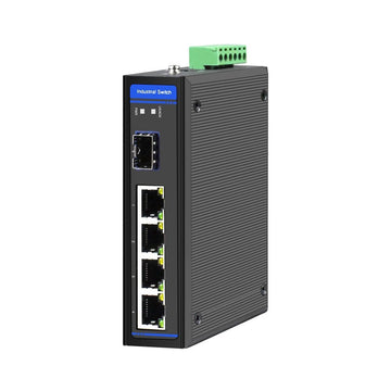 Cleerline 1 x SFP to 4 x RJ45 Industrial Gigabit Switch