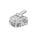 Simply45 Standard RJ11/RJ12 Modular Plugs, Clear Tint - 100/Pack