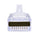 Simply45 ProSeries Cat5e Unshielded Pass-Through RJ45 Modular Plugs with Cap45® 500 pc/Jar