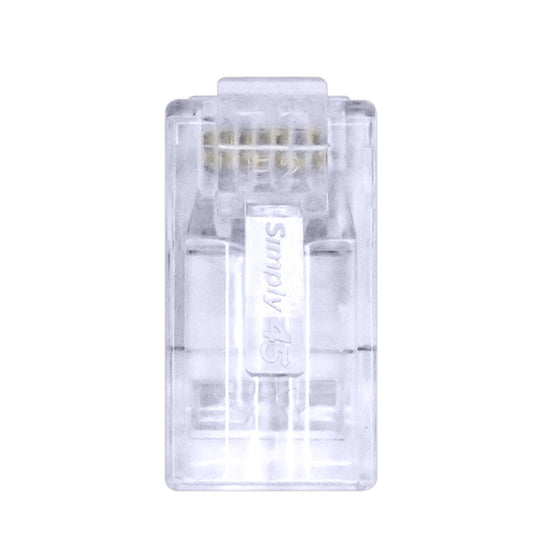 Simply45 ProSeries Cat5e Unshielded Pass-Through RJ45 Modular Plugs with Cap45® 500 pc/Jar