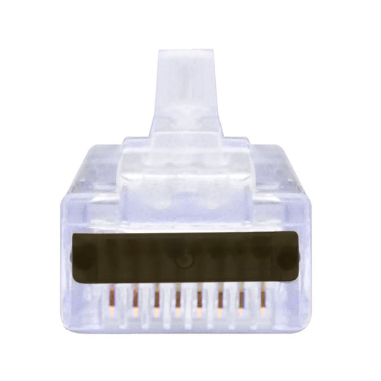Simply45 PROSeries Pass Through Plugs  Blue Tint - Cat5e UTP with Cap45™