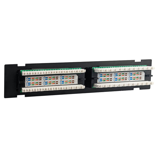 Simply45 12-Port Wall Mount Cat6 UTP Patch Panel