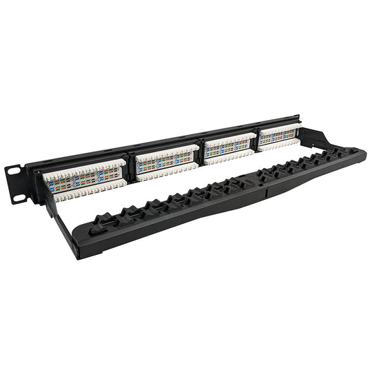 Simply45 24 Port Loaded – Cat6 UTP Patch Panel