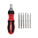 Simply45 7-In-1 Multi Bit Ratcheting Screwdriver, 9" Full Size