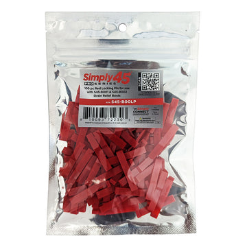 Simply45 ProSeries RED Locking Pin for Simply45® Strain Relief Boots – 100 pc/Resealable Bag