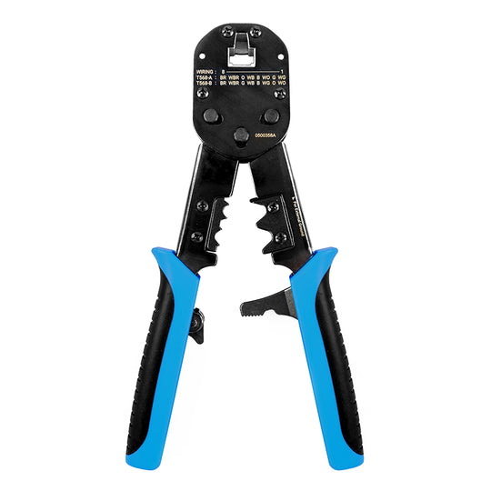 Simply45 Universal RJ45 Crimp Tool for Standard Shielded w/External Ground, No Secondary Strain Relief