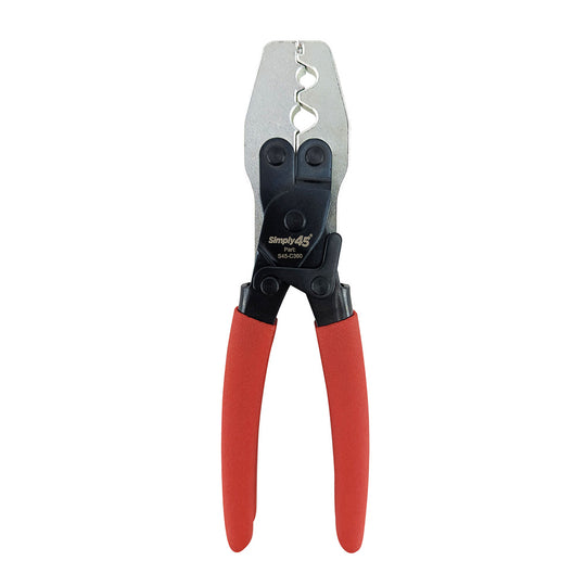Simply45 Dual Cavity External Ground Crimp Tool – For Small and Large Cables