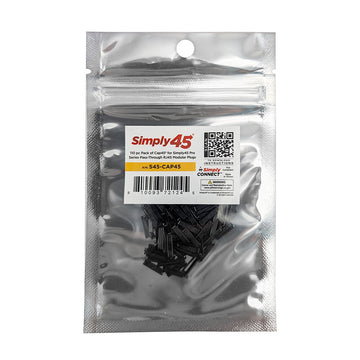Simply45 110 pc Pack of Cap45® for Simply45 ProSeries Pass Through RJ45 Modular Plugs