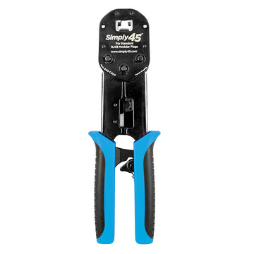 Simply45 Universal RJ45 Crimp Tool for Standard Series Unshielded & Internal Ground Connectors