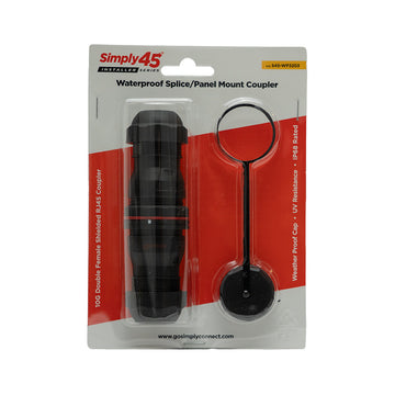 Simply45 Waterproof In-Line/Splice Coupler with Cap