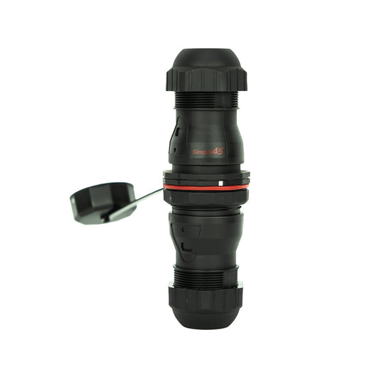Simply45 Waterproof In-Line/Splice Coupler with Cap