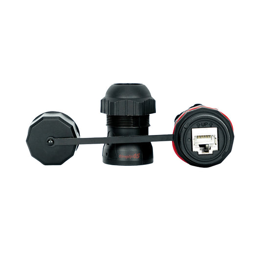 Simply45 Waterproof In-Line/Splice Coupler with Cap