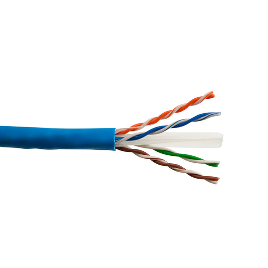 SimplyCABLE Cat6 Pro Series Indoor/Outdoor HDBaseT 550MHz 23AWG Solid BC, UTP, UL CMR/FT4, UV Sun Res PVC Jkt - 1000ft Box