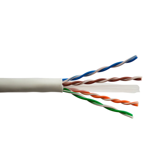 SimplyCABLE Cat6 Pro Series Indoor/Outdoor HDBaseT 550MHz 23AWG Solid BC, UTP, UL CMR/FT4, UV Sun Res PVC Jkt - 1000ft Box