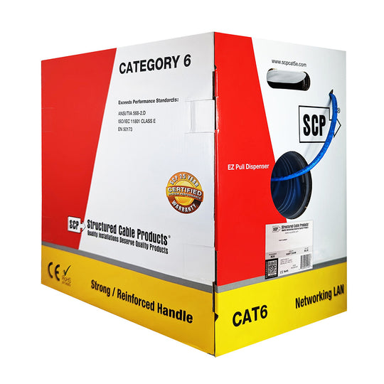 SimplyCABLE Cat6 UTP Standard Series ETL – 1000ft Box