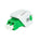 SimplyFIBER Simplex LC/APC to LC/APC Green Single Mode Fiber Optic Keystone Jack w/Shutter