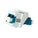 SimplyFIBER Simplex LC/UPC to LC/UPC Blue Single Mode Fiber Optic Keystone Jack