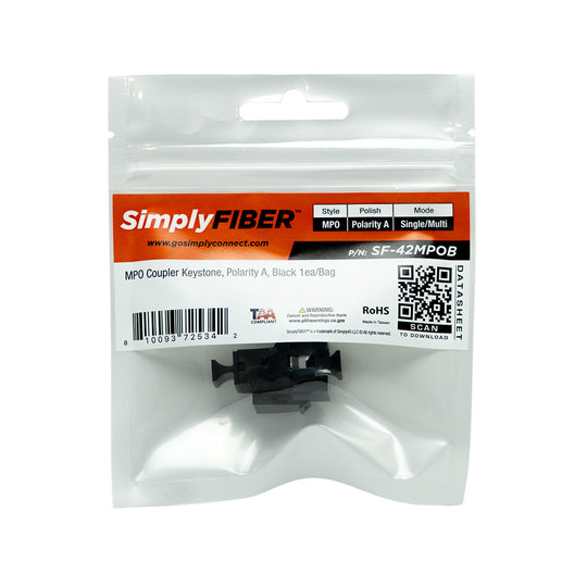 SimplyFIBER MPO Adapter, Polarity A