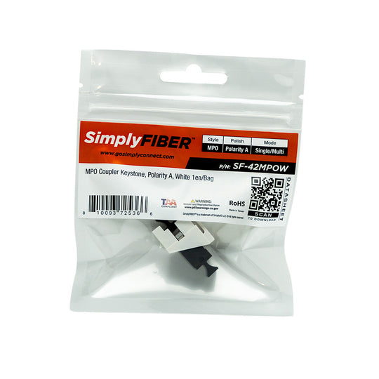 SimplyFIBER MPO Adapter, Polarity A
