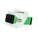 SimplyFIBER Simplex SC/APC to SC/APC Green Single Mode Fiber Optic Keystone Jack w/Shutter