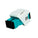 SimplyFIBER Duplex SC/PC to SC/PC Aqua Multimode Fiber Optic Keystone Jack OM3/4