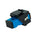 SimplyFIBER Simplex SC/UPC to SC/UPC Blue Single Mode Fiber Optic Keystone Jack