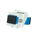 SimplyFIBER Simplex SC/UPC to SC/UPC Blue Single Mode Fiber Optic Keystone Jack