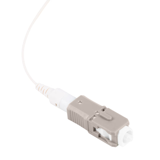 SimplyFIBER SC/PC Multimode Mechanical Connector With High Clarity Matching Gel, 62.5µm, OM1, 250/900µm Fiber, Beige