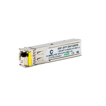 Cleerline 1.25G SFP Transceiver SM BiDi T:1550/R:1310nm, 20Km Max Reach, w/DDM