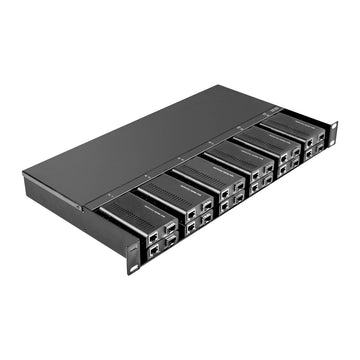 Cleerline 1RU 12 Slot Fiber Media Converter Chassis