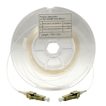 Cleerline Transparent SSF MM 50/125, 900µm, Terminated LCLC