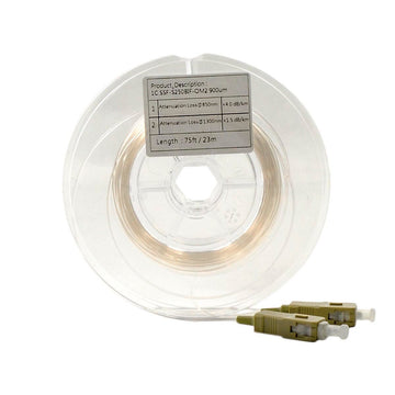 Cleerline Transparent SSF MM 50/125, 900µm, Terminated SCSC