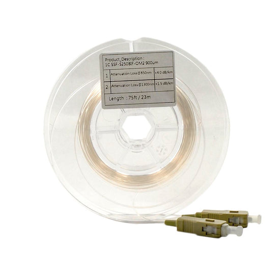 Cleerline Transparent SSF MM 50/125, 900µm, Terminated SCSC
