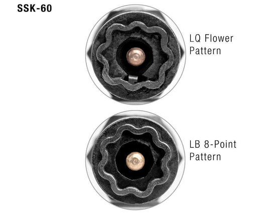 Jonard Tools Star Key Can Wrench Kit for LQ & LB Patterns, SSK-600