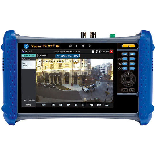 SimplyTEST SecuriTEST IP Digital/Analog/HD Coax CCTV Tester
