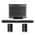 VSSL SX Series Wireless Surround Sound System with LCR Soundbar, 2 Speakers, and SXSUB