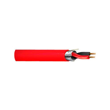 West Penn 1P 12G SLD SHLD FR PLENII Bulk Fire Alarm Cable, Reel-In-Box