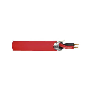 West Penn 1P 14G SLD SHLD FIRE PVC Bulk Fire Alarm Cable, Reel-In-Box