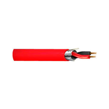 West Penn 1P 14G SLD SHLD PLENII Bulk Fire Alarm Cable, Reel-In-Box