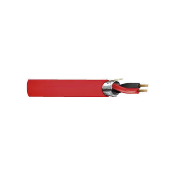 West Penn 1P 18G SLD SHLD FIRE PVC Bulk Fire Alarm Cable, Reel-In-Box
