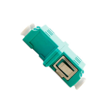 Cleerline LC/UPC Multimode Duplex Adapter (Aqua)