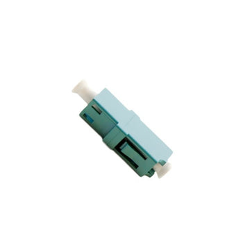 Cleerline LC/UPC Multimode Simplex Adapter (Aqua)