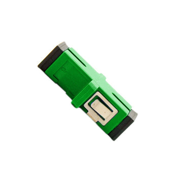 Cleerline SC/APC Single-mode Simplex Adapter (Green)