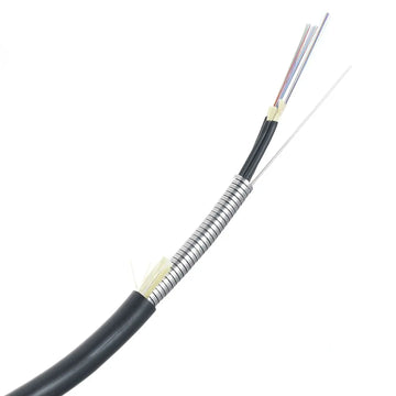 TiniFiber 48 Fiber OS2 250um Plenum Indoor/Outdoor Armored Fiber Optic Cable - 1000ft