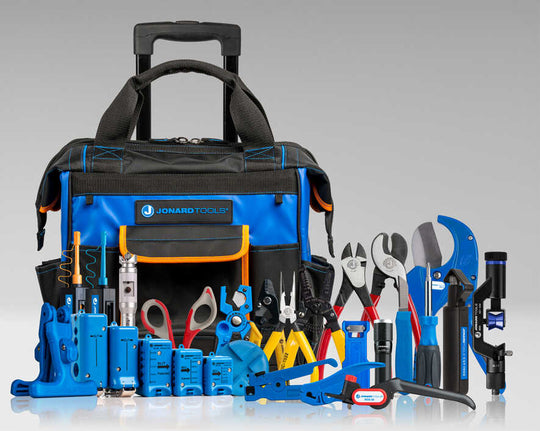 Jonard Tools Ultimate Fiber Kit in Rolling Tool Bag, TK-199R