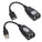 USB 2.0 Cat5e/Cat6 Extender Via Single RJ45 Ethernet, 150ft