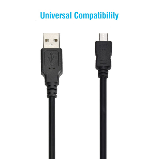 Micro USB Cable - USB 2.0 Type A Male to Micro Male (8in-10ft) - Multipack