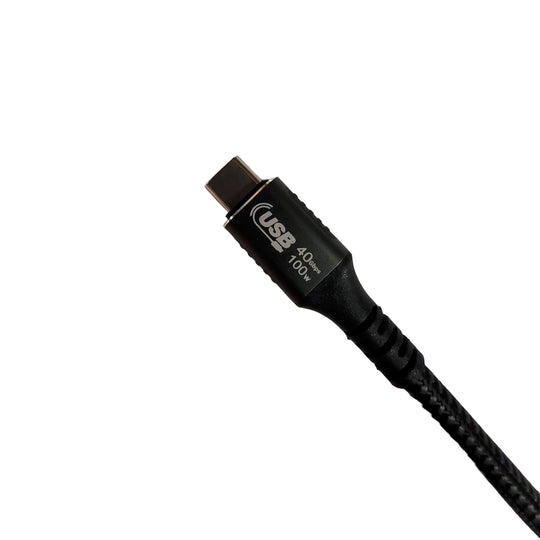 NetStrand USB4 C-C 100W PD, 40Gbps, Fast Charge Braided Cable - 6ft